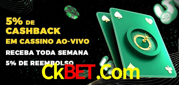 Promoções do cassino ao Vivo Ckbet.Com